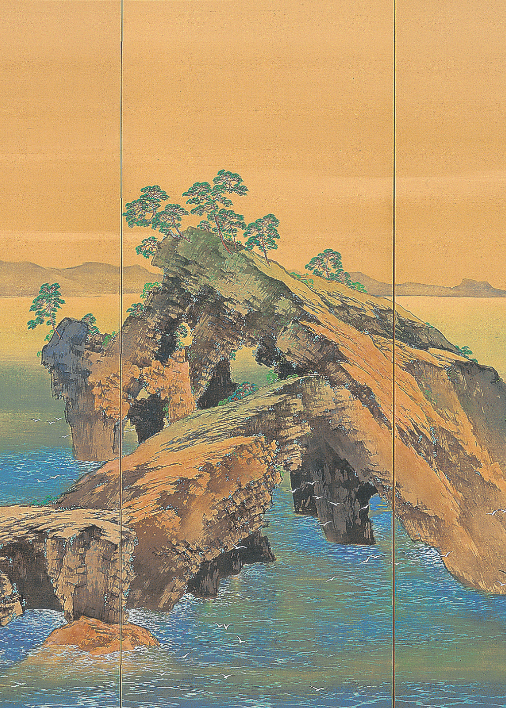 Yamamoto Shunkyo "Haru no umi (Spring Sea)" (detail)