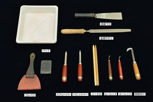 エッチングの道具と機材